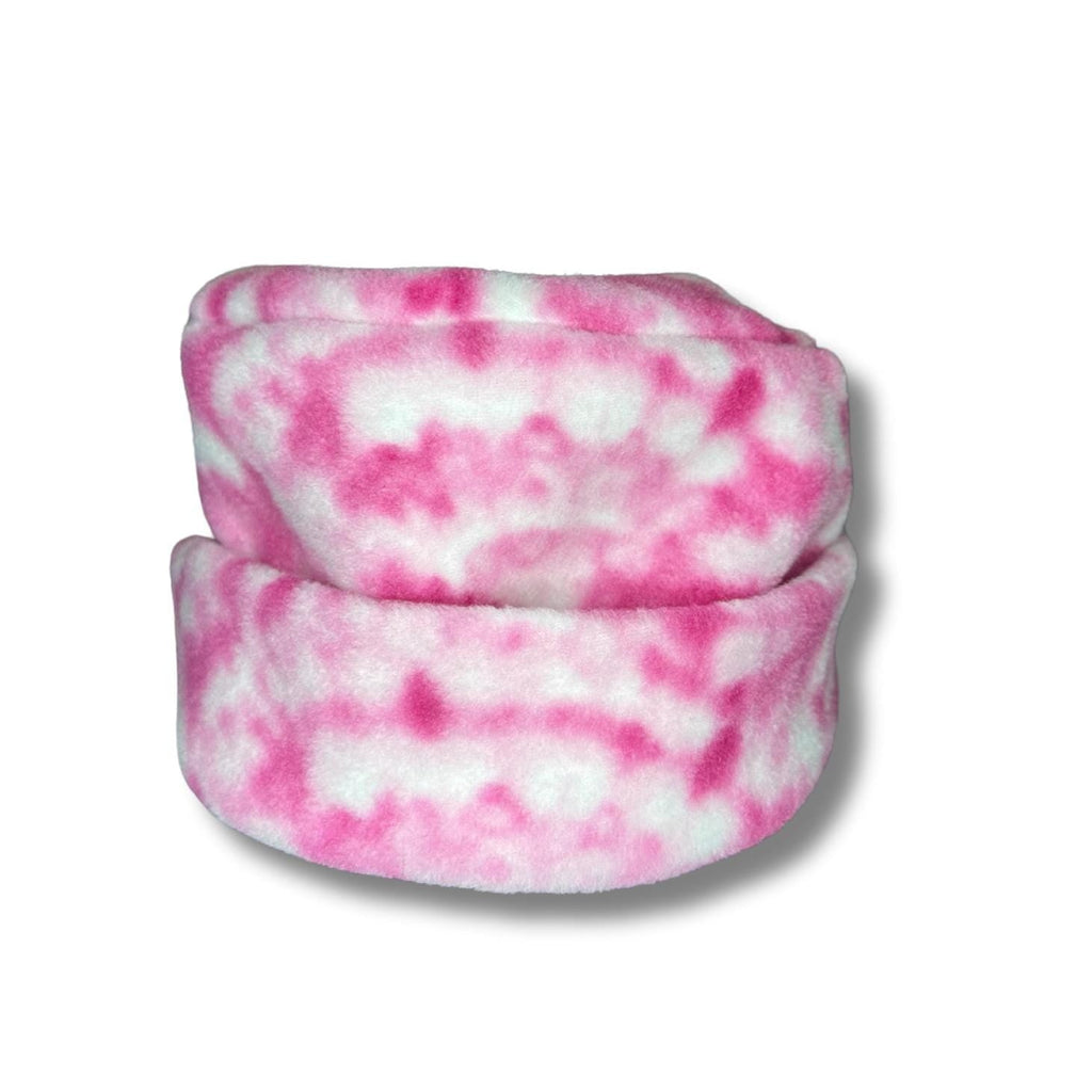 Spiral Tie Dye Pink - Premium Fleece Beanie