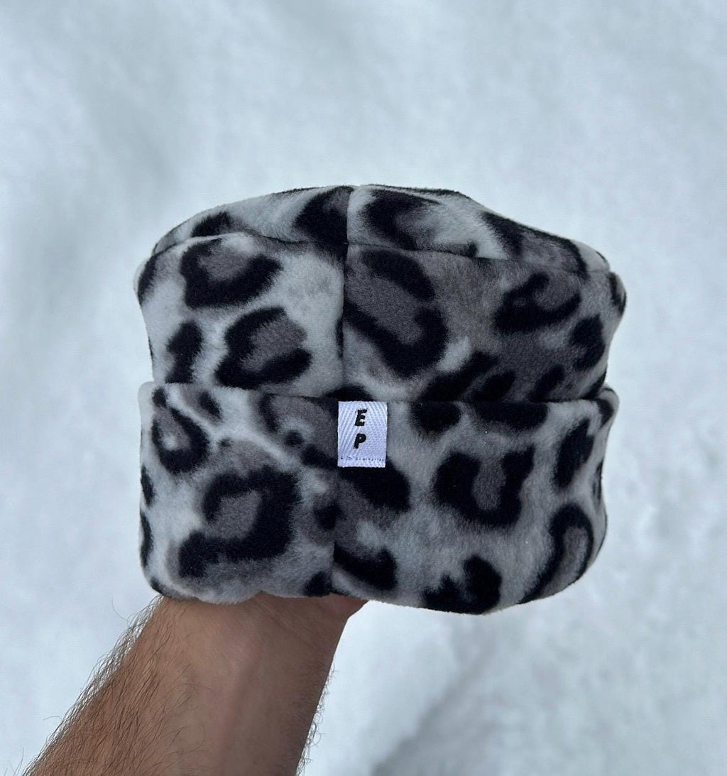 Panthera Grey - Premium Fleece Beanie