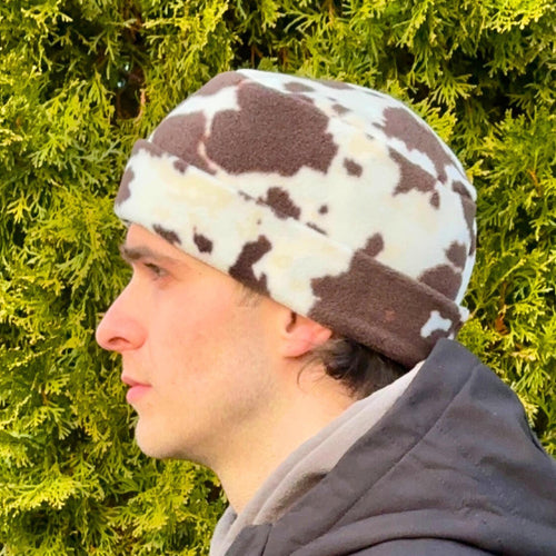 Cow Print - Premium Fleece Beanie