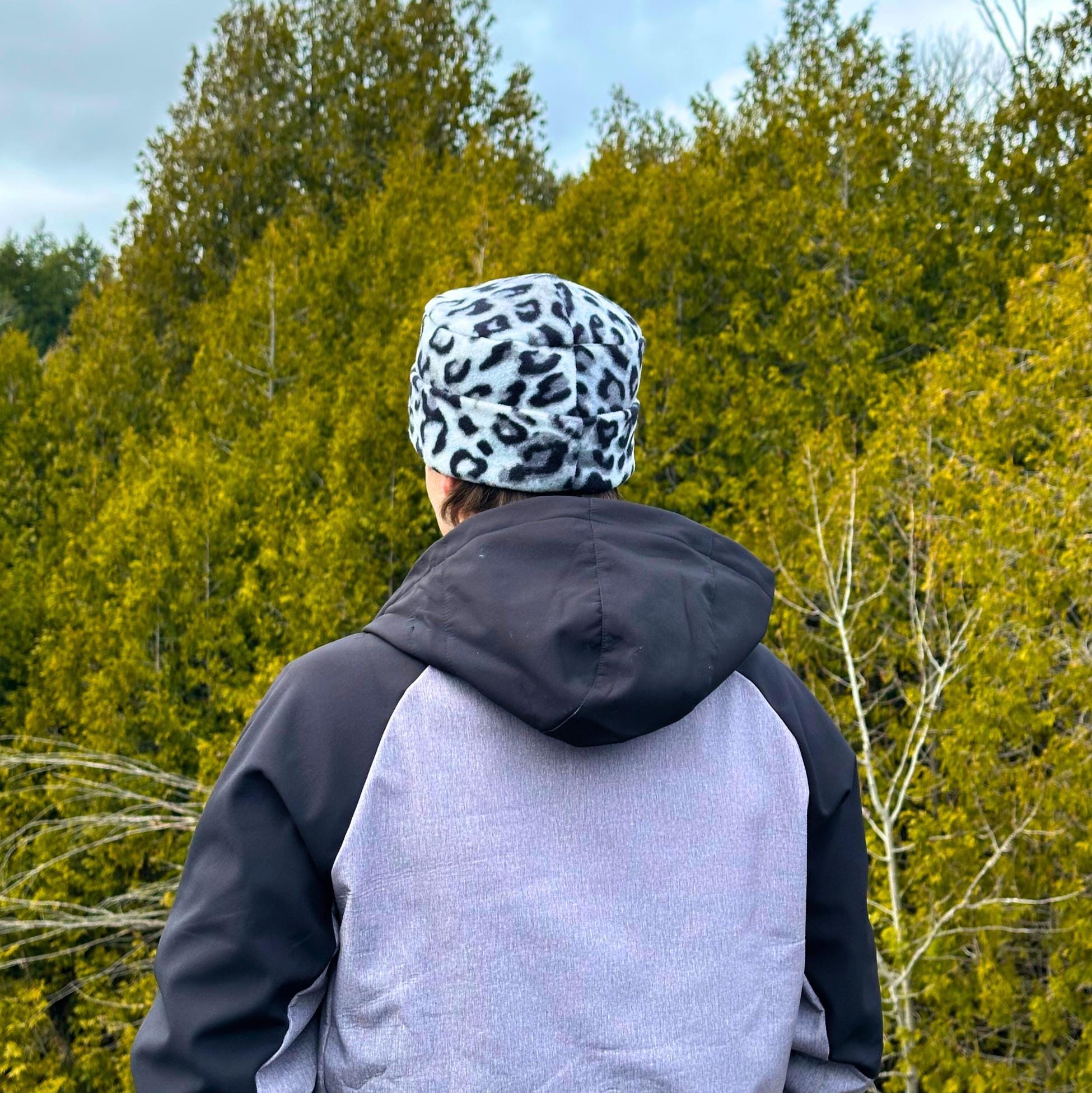 Panthera Grey - Premium Fleece Beanie