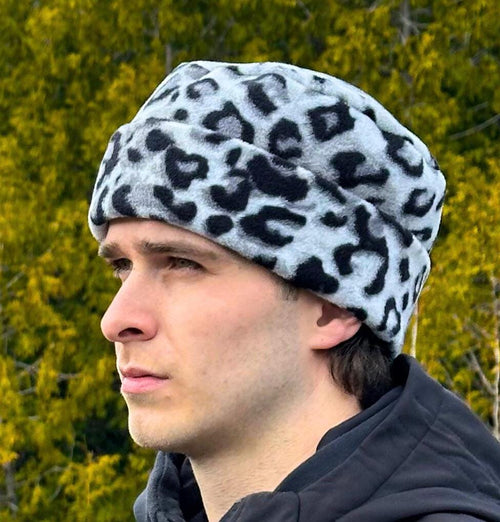 Panthera Grey - Premium Fleece Beanie